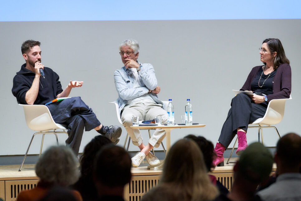 Buchpräsentation und Panel-Diskussion mit Marcel Reif und Noam Brusilovsky im NS-Dokuzentrum, München, 2024 © Orla Connolly